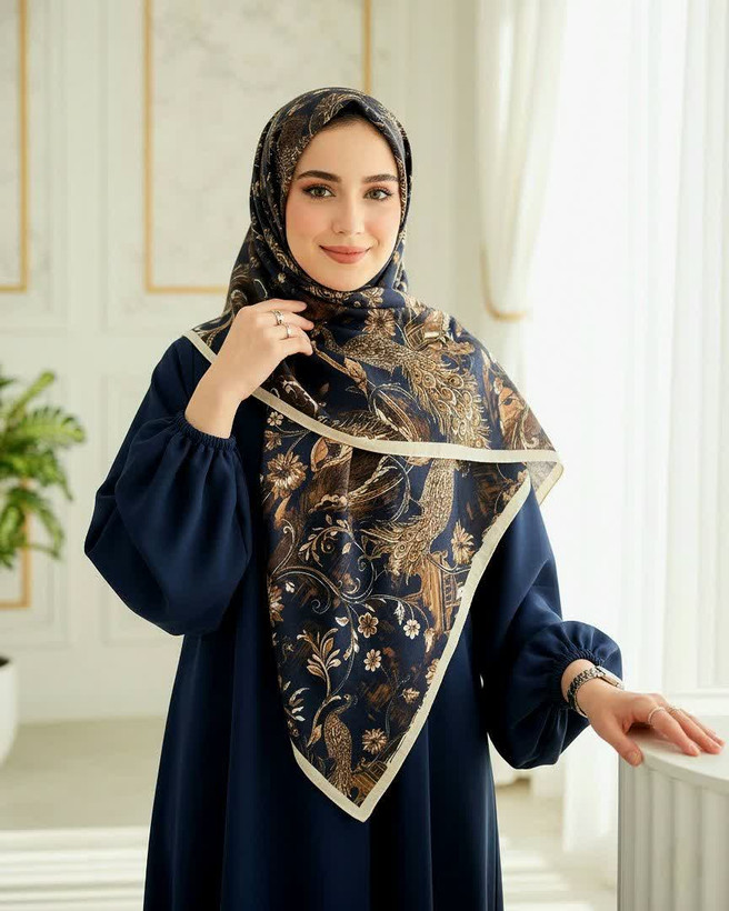 روسری نخی قواره 120