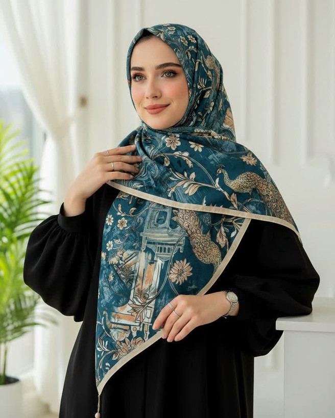 روسری نخی قواره 120