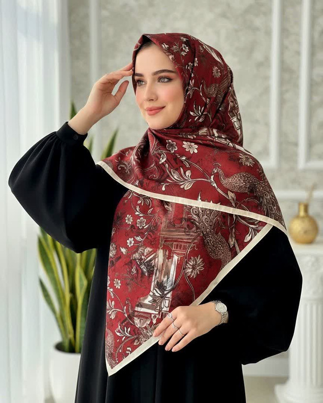 روسری نخی قواره 120