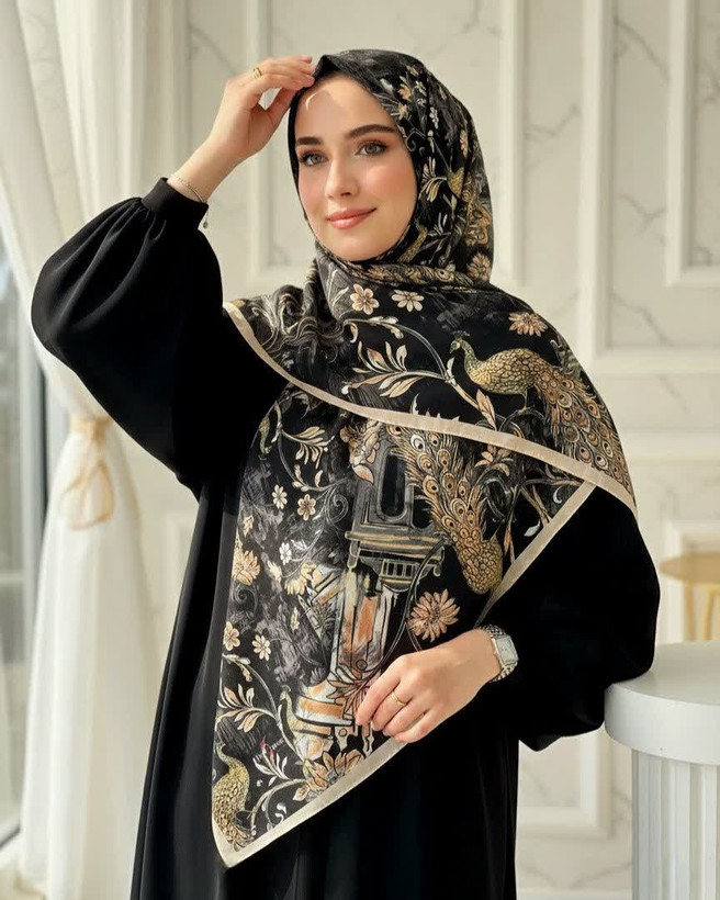 روسری نخی قواره 120