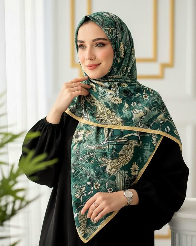 روسری نخی قواره 120