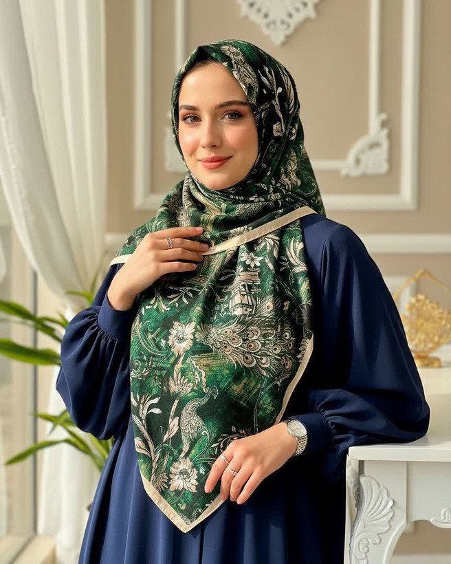 روسری نخی قواره 120