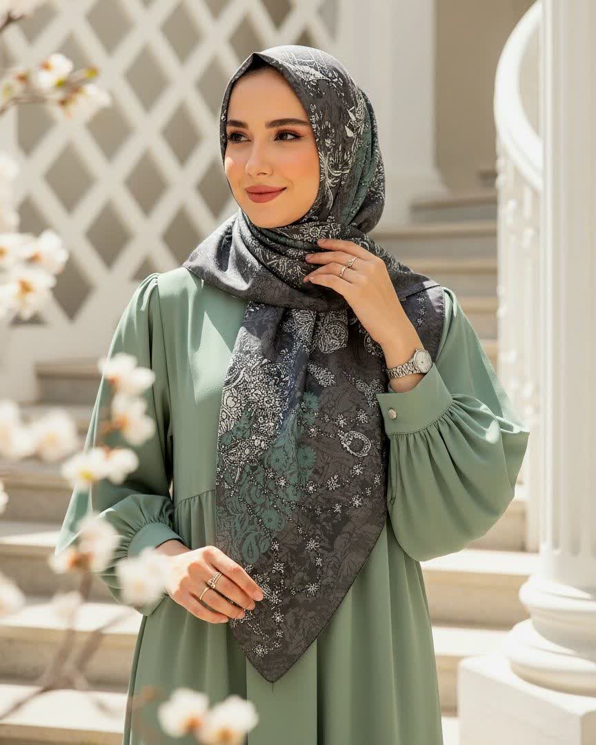 روسری نخی  قواره 140 کد092