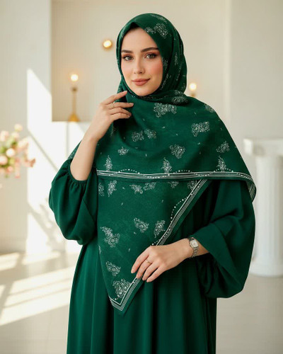 روسری نخی قواره 140 کد098