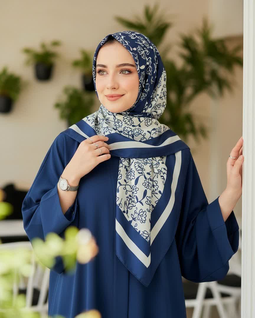 روسری نخی قواره 120 کد115