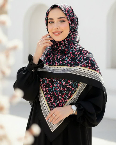 روسری نخی قواره 140 کد119