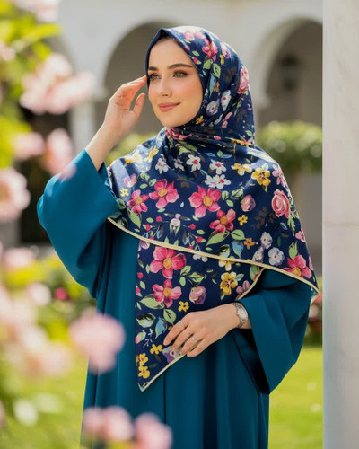 روسری نخی قواره 140 کد125