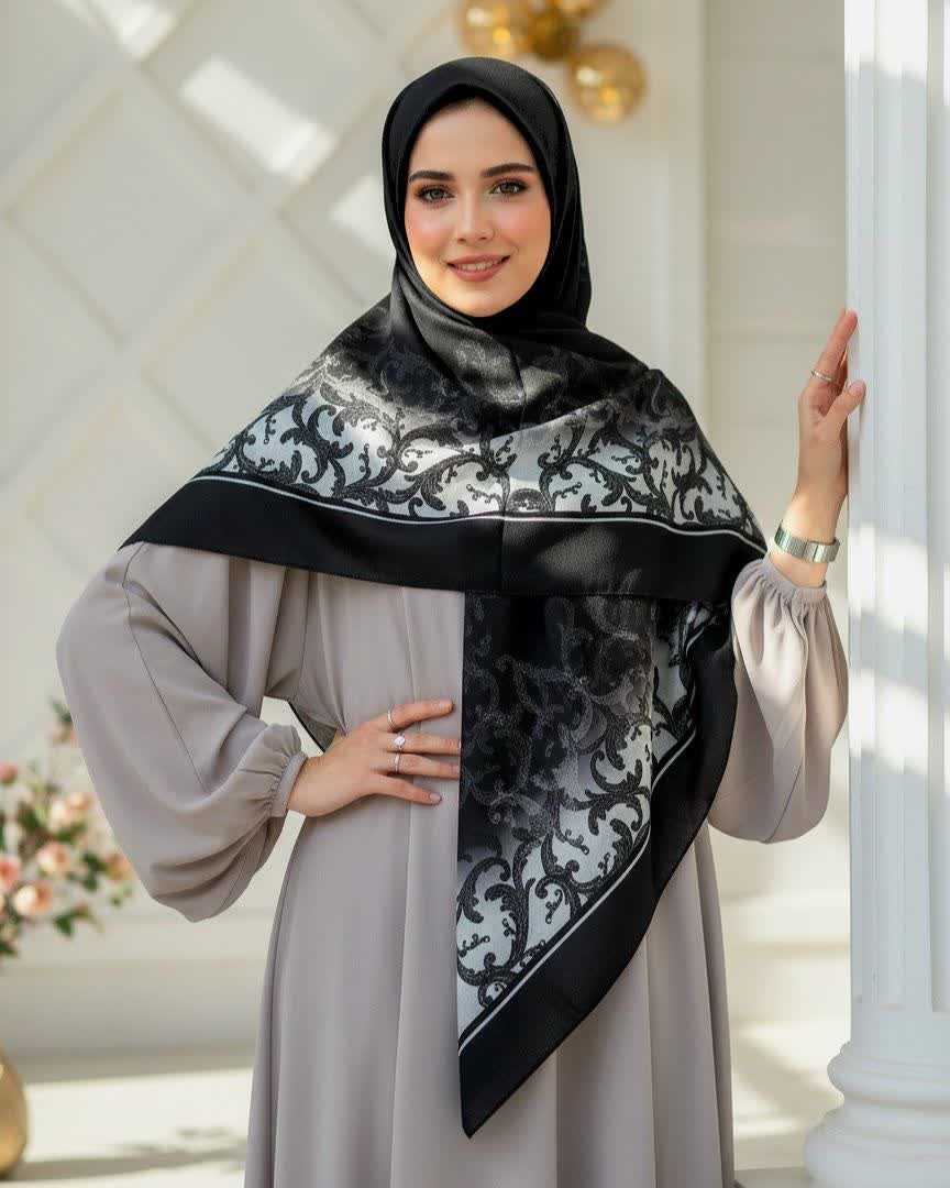 روسری نخی قواره 140 کد 133