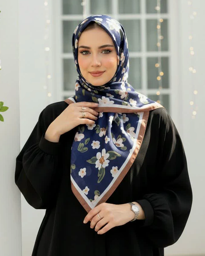 روسری نخی قواره 100 کد 134