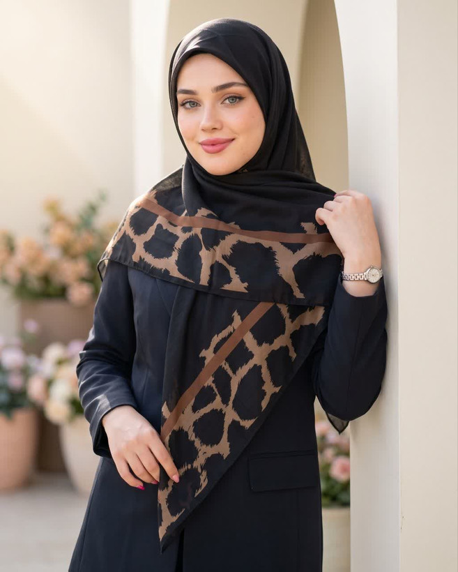 روسری نخی قواره 140 کد 151