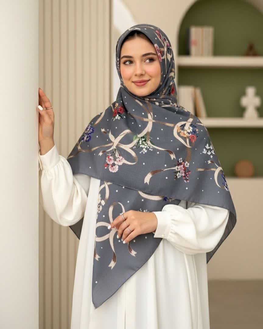روسری نخی قواره 140 کد004
