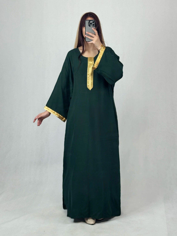 پیراهن مدل نخ طلایی