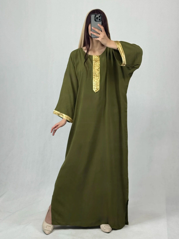 پیراهن مدل نخ طلایی