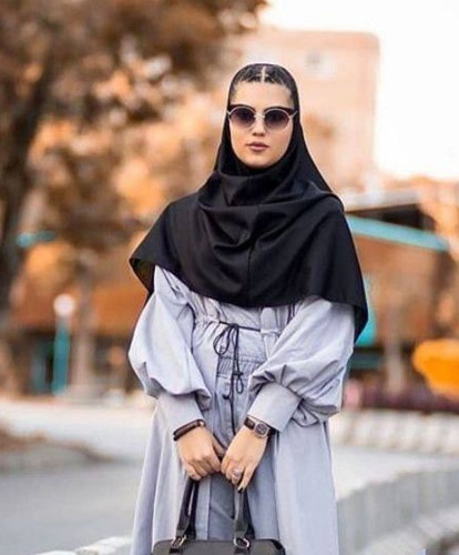مقنعه سایز100 بروجرد مشکی