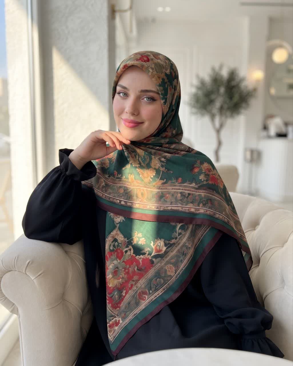 روسری نخی قواره 140