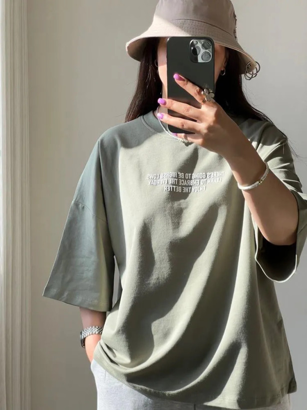 تیشرت باکسی سوپرپنبه نخ28
