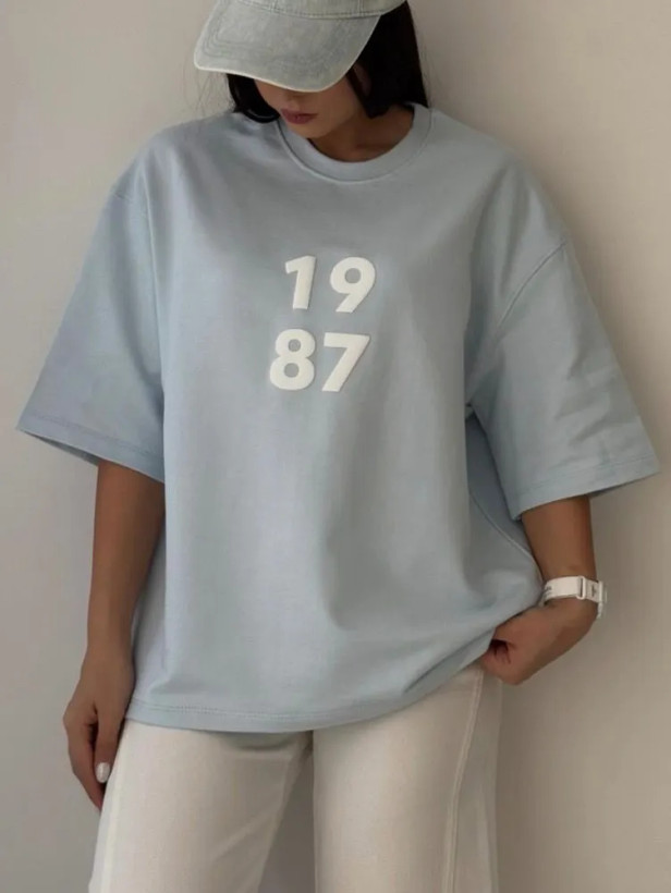 تیشرت باکسی طرح 1987 سوپرپنبه