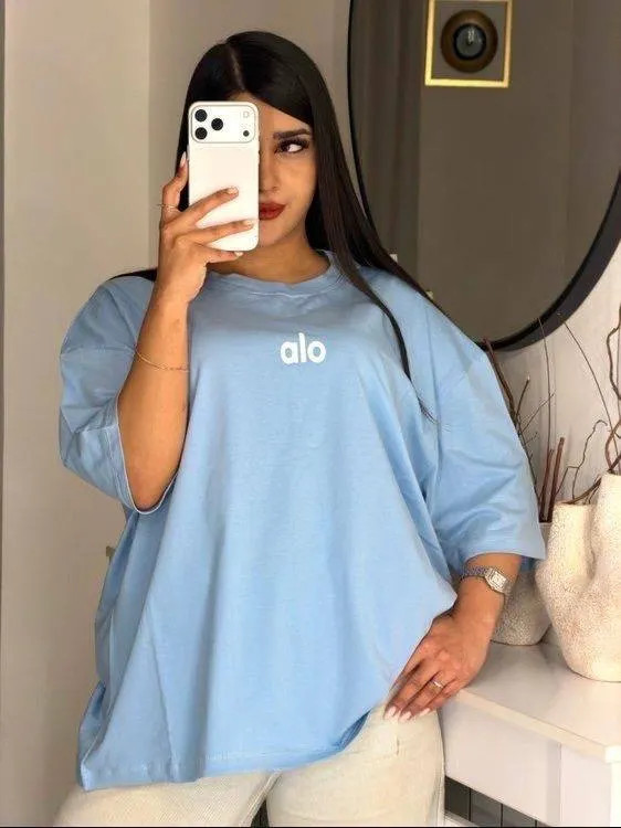 تیشرت باکسی طرح alo سوپرپنبه اعلا