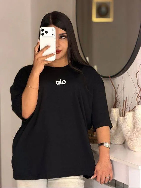 تیشرت باکسی طرح alo سوپرپنبه اعلا