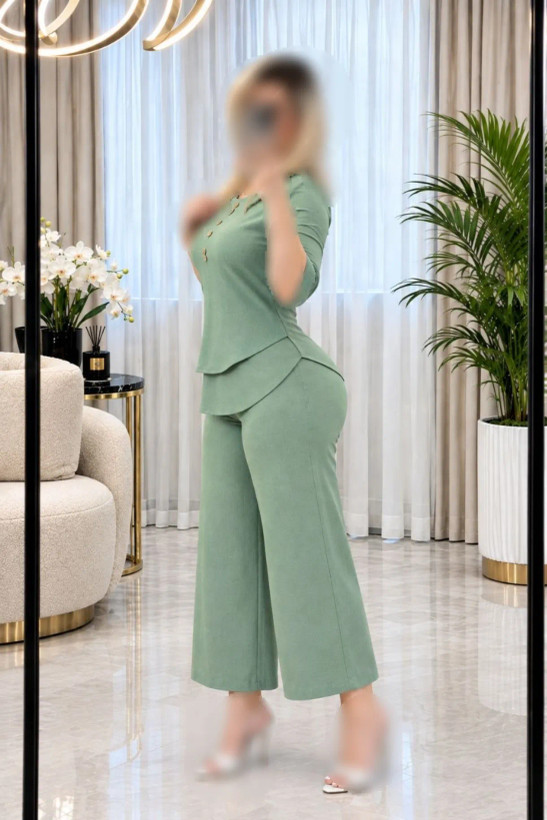 ست شومیز شلوار لنین
