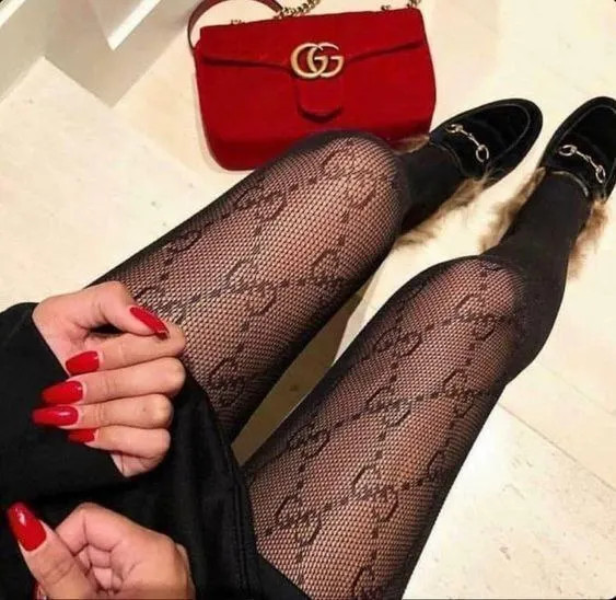 جوراب شلواری زنبوری طرح گوچی برند SLIM
