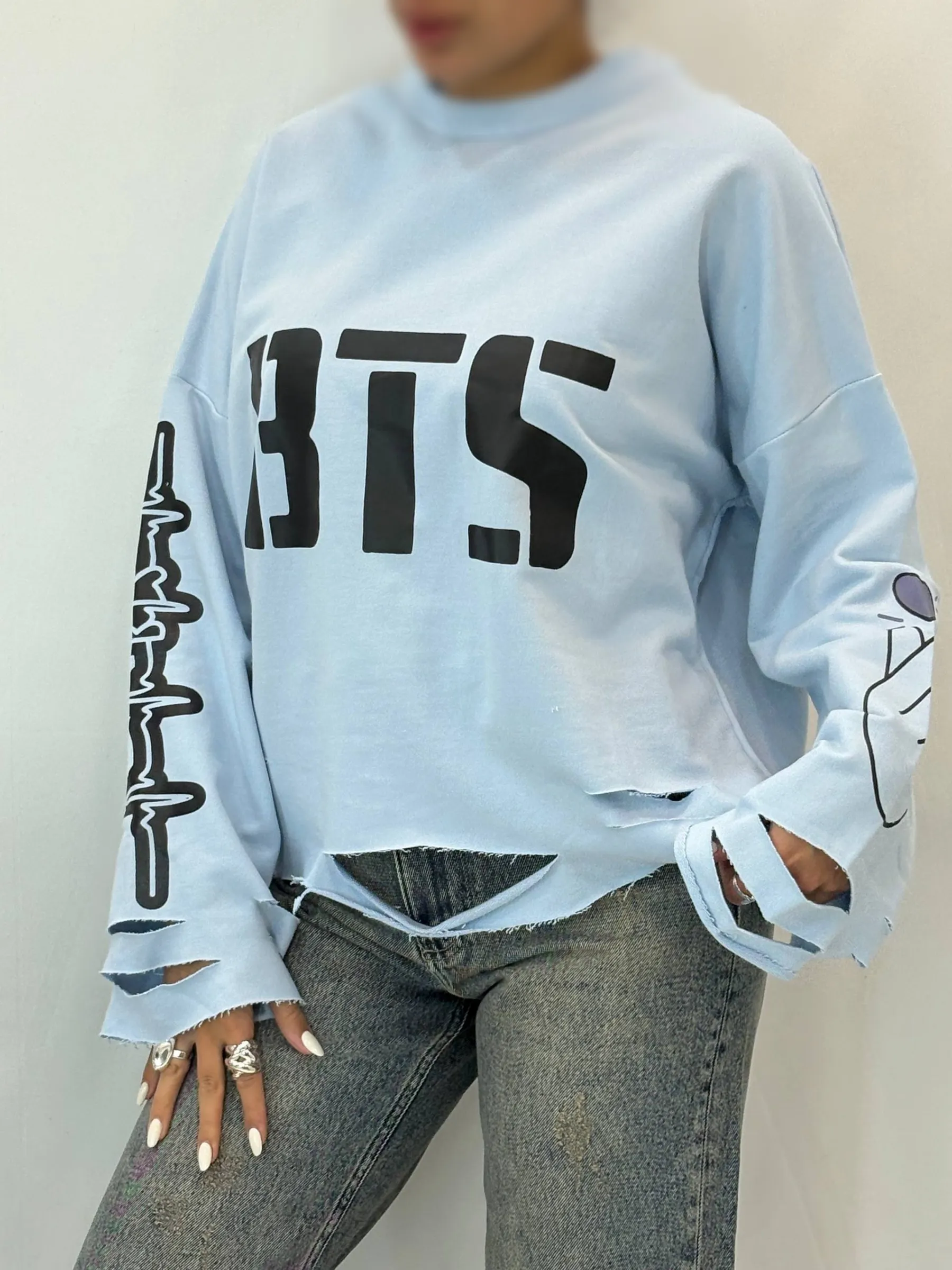 لانگ اسلیو زاپدار BTS