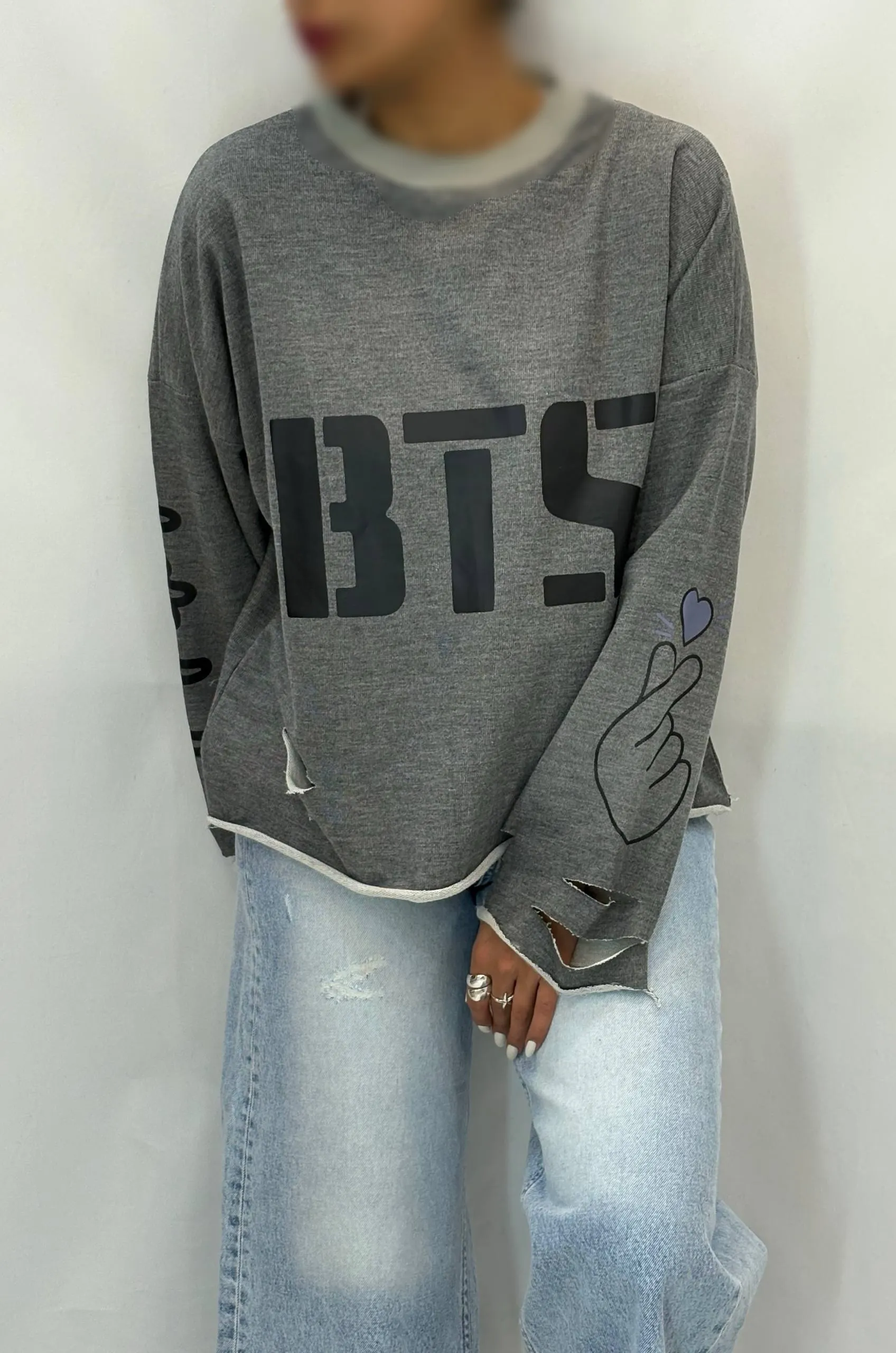 لانگ اسلیو زاپدار BTS