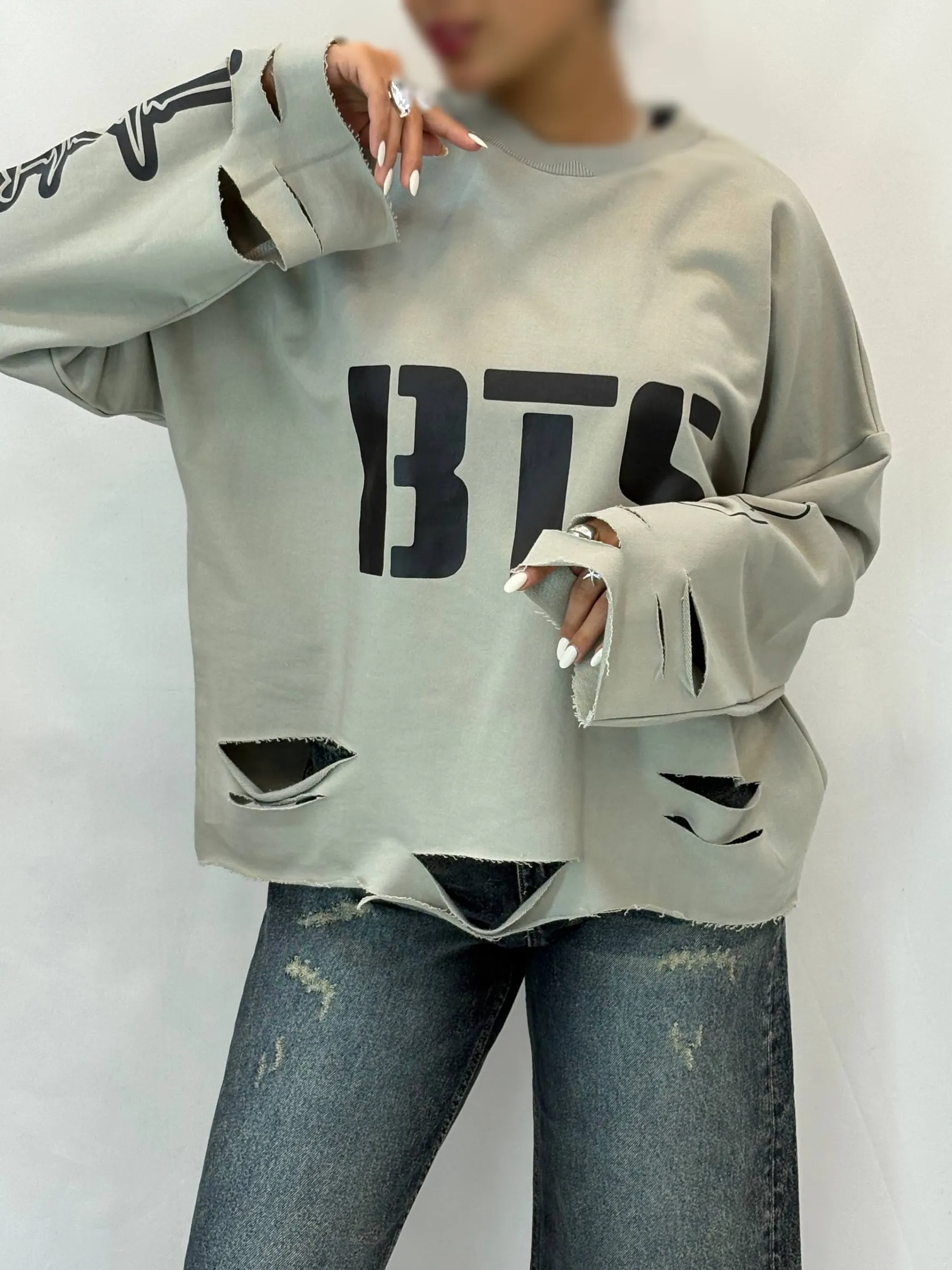 لانگ اسلیو زاپدار BTS