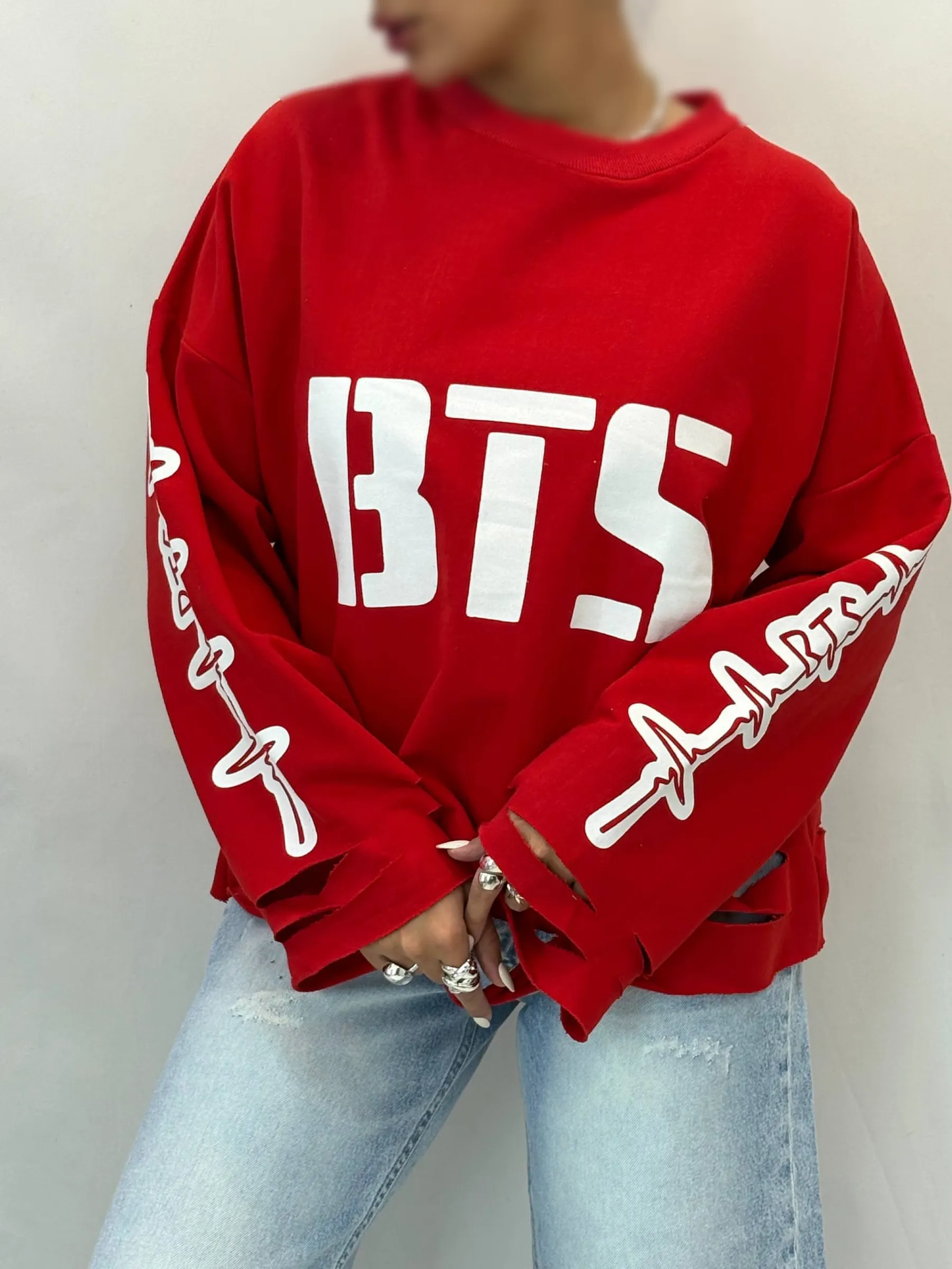 لانگ اسلیو زاپدار BTS
