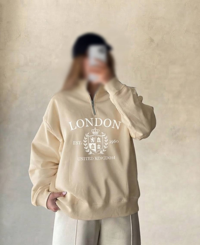 دورس تو کرک نیم زیپ LONDON