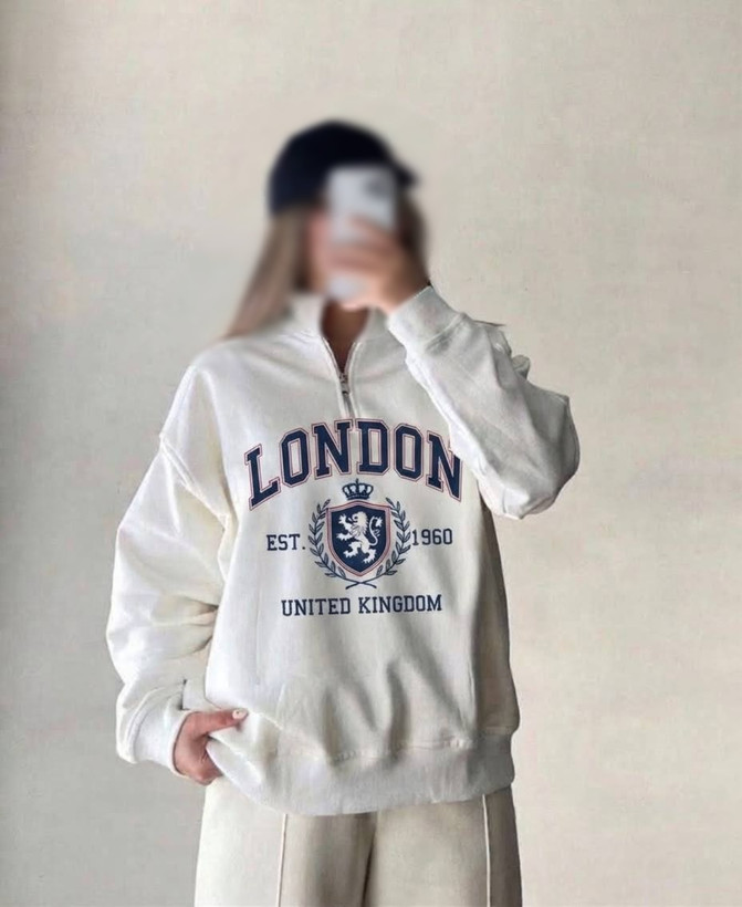 دورس تو کرک نیم زیپ LONDON