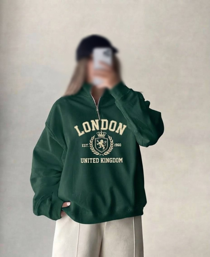 دورس تو کرک نیم زیپ LONDON