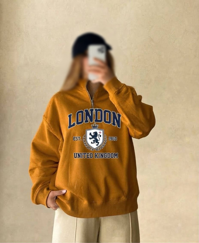 دورس تو کرک نیم زیپ LONDON