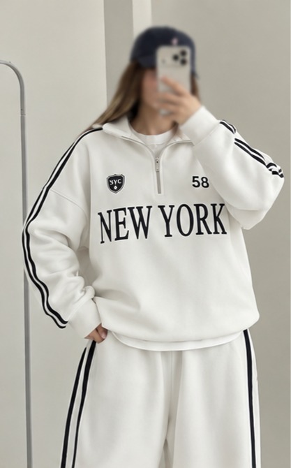 دورس توکرک نیم زیپ NEW YORK