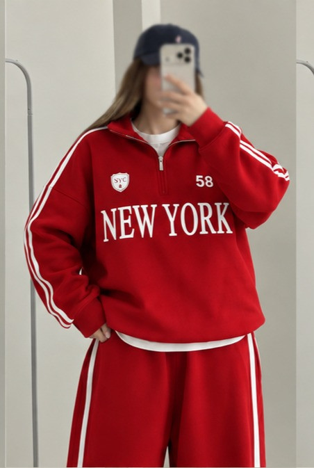 دورس توکرک نیم زیپ NEW YORK