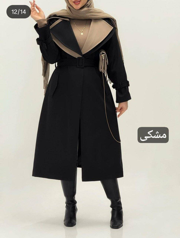 بارونی کتان tc ضدآب آستردار