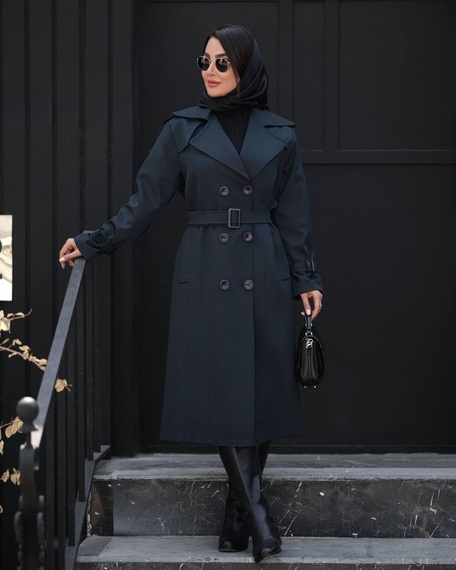 پالتو کتان پارکا ضخیم وارداتی