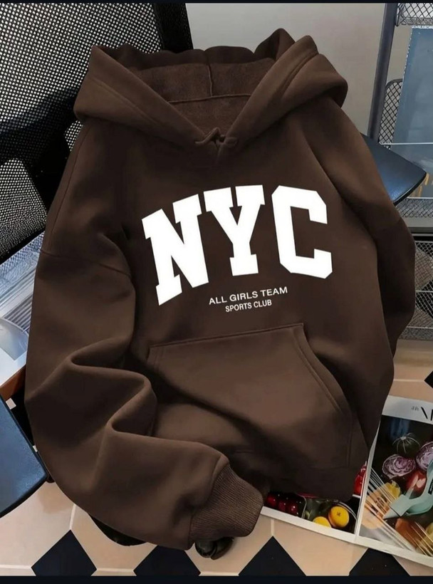 هودی کلاهدار NYC دورس تو کرک گرم بالا