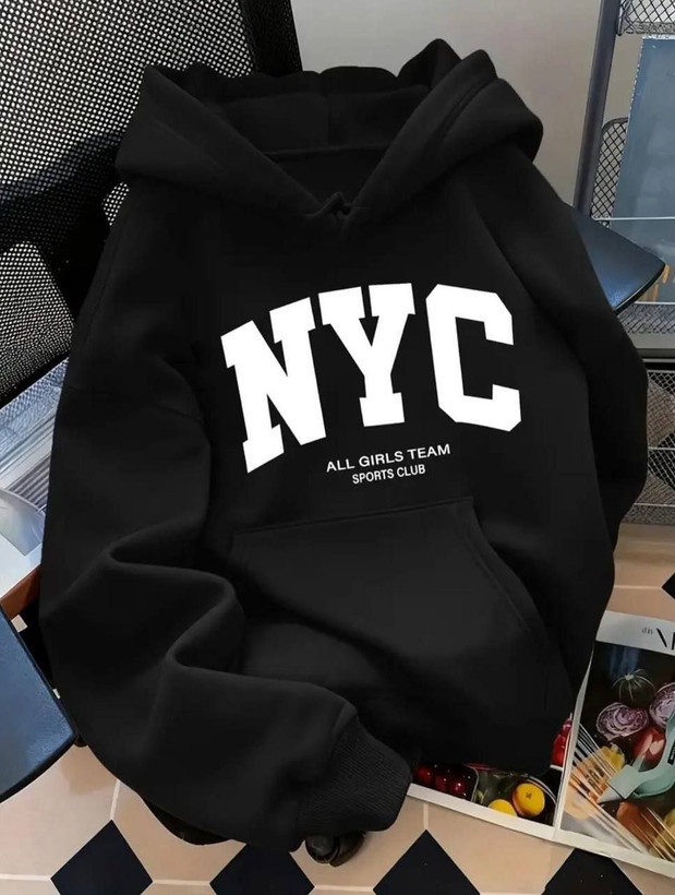 هودی کلاهدار NYC دورس تو کرک گرم بالا